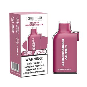 IGET Sun KP20000 Puff Pre-Filled Disposable Pod – 1PK 23 IGET Sun KP20000 Puff Pre-Filled Disposable Pod -1PK Cherry Pomegranate